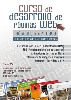 Curso de dise�o y desarrollo de p�ginas web en Ciudad Rodrigo Salamanca